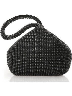 Women's Clutch Gatsby Crystal Roaring Clutch Bag Gatsby Black Fashion Purse